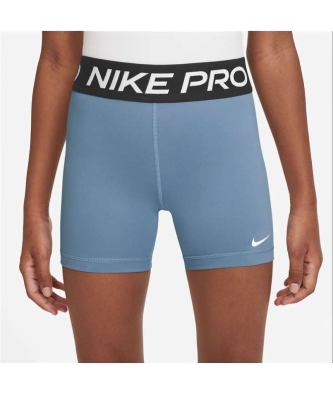Collants bleus Nike NP DF 3 pouces Fille