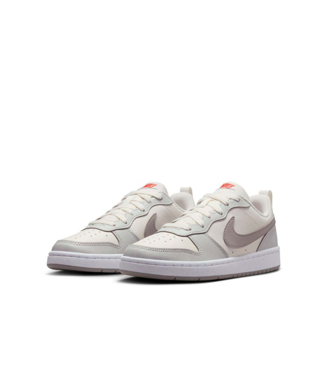 Chaussures blanches Nike Court Borough Low...