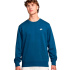 Sweat Nike Club French Terry Crew Homme , bleu