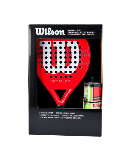 Pala de padel Wilson PADDLE/PADEL SMU Rojo