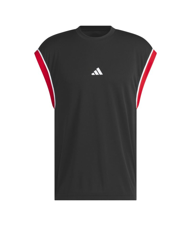 T-shirt Basket-ball noir adidas Bos Tank Homme