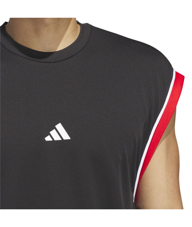 Camiseta Basquetebol Homem adidas Bos Tank preta