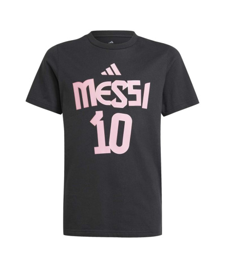 Camiseta Futebol Infantil adidas Messi N&N G preta