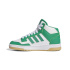 Sapatilhas Basquetebol Infantil adidas Rapid Court Mid, branco/verde