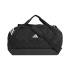 Saco de desporto adidas Tiro Du L BC Futebol preta e branca.