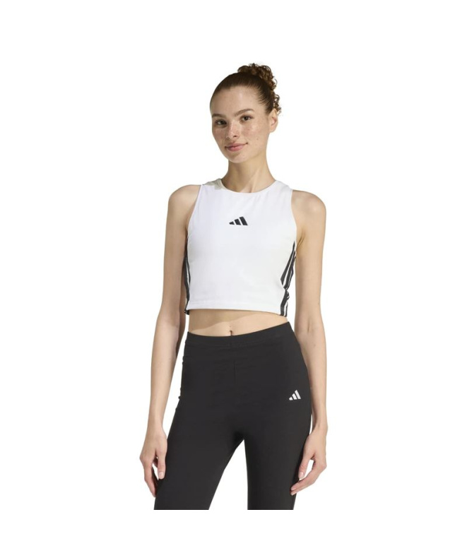 Débardeur blanc adidas 3- T-shirt Pad TK Femme