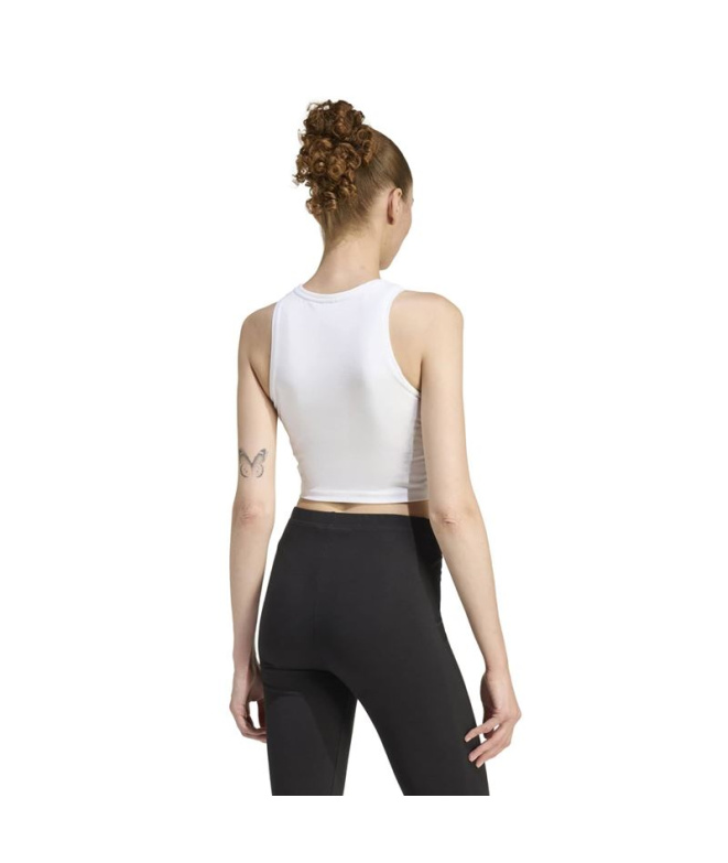 Regata Mulher branca adidas 3- Camiseta Pad TK