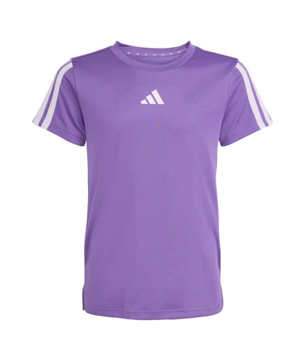 T-shirt Fitness adidas Jg Tr-Es 3Stripes Fille coloris...