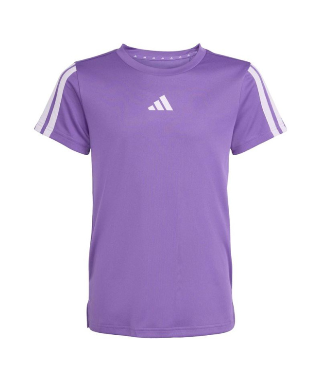 T-shirt Fitness adidas Jg Tr-Es 3Stripes Fille...