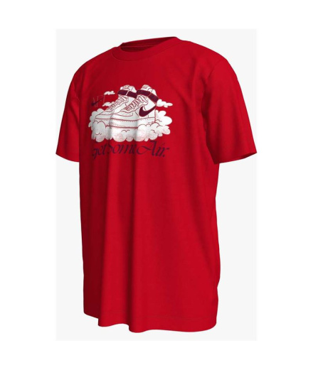 Camiseta Nike Nsw Tee Af1 Vibes Infantil Rojo
