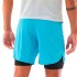 Calça Trail Homem Compressport Trail Racing 2 em 1 azul royal
