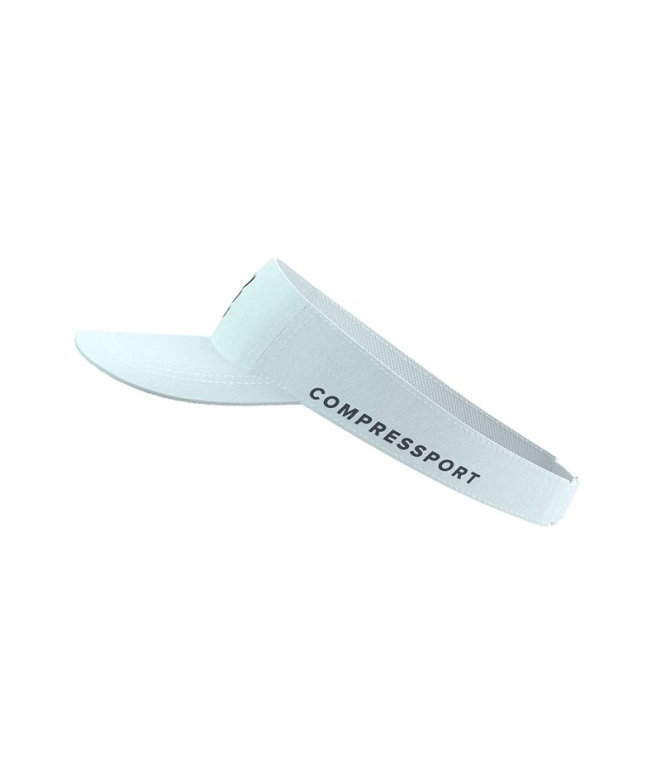 Viseira Running branca ultraleve Compressport