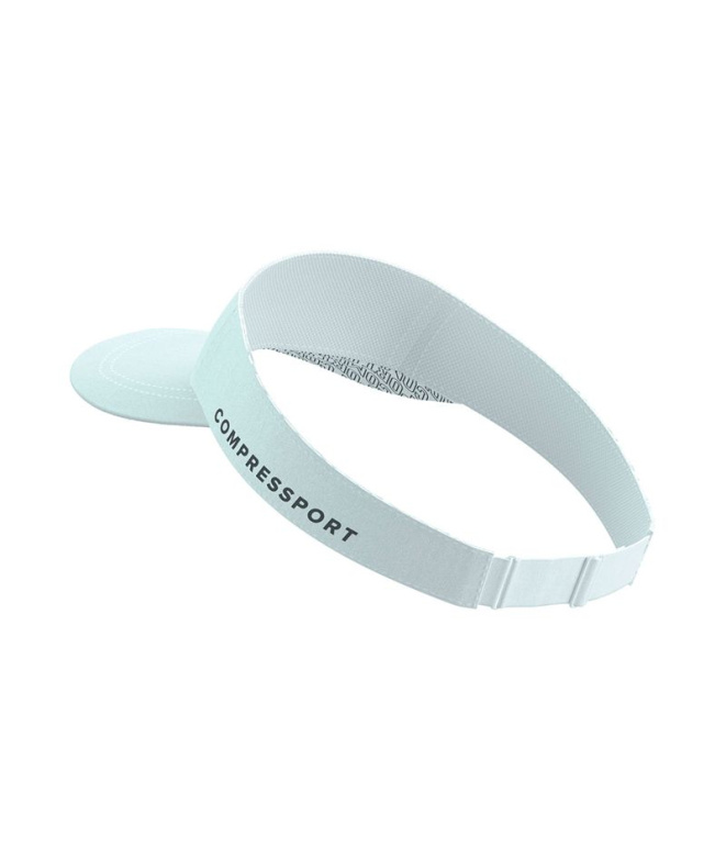 Viseira Running branca ultraleve Compressport