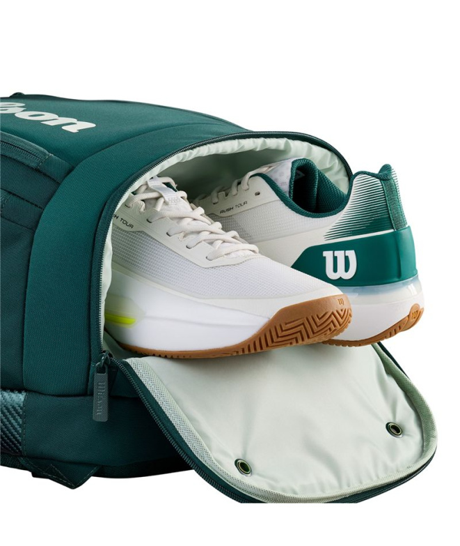 Sac de tennis Tennis Wilson Tour Bags vert/