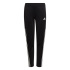 Fato de treino adidas AEROREADY 3 listras para meninas, preto