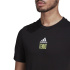 Camiseta de tenis adidas Aeroready Paris Graphic Black M