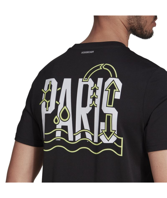 T-shirt tennis graphique adidas Aeroready Paris...
