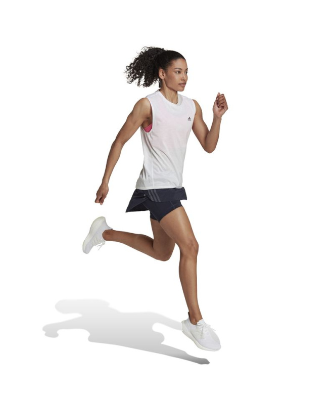 T-shirt running Femme adidas Muscle Run Icons WH