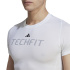 T-shirt fitness adidas Techfit Graphic pour Homme , blanc