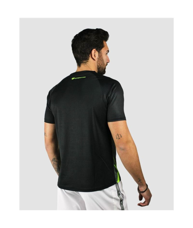 T- T-shirt pádel Homme Cartri Luxer noir