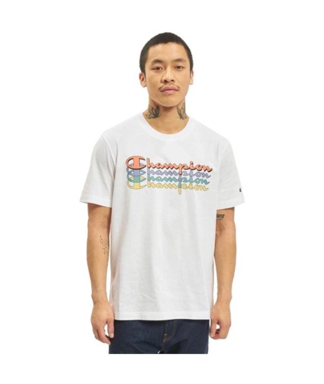 Camiseta Homem Champion Crewneck branca