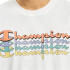 T-shirt blanc Champion à col rond Homme