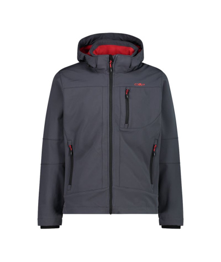 Veste à capuche softshell chinée CMP Homme