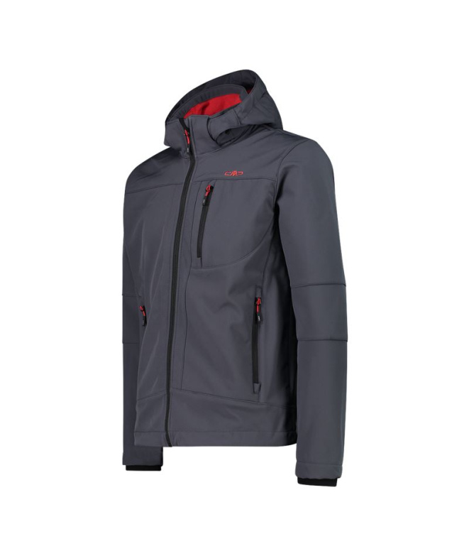 Casaco Homem CMP Softshell com capuz em tom...