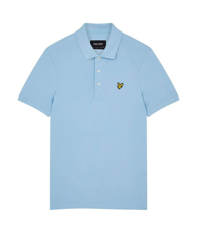 Polo uni Lyle & Scott V1 Homme , bleu