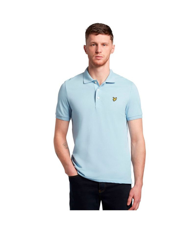 Polo uni Lyle & Scott V1 Homme , bleu