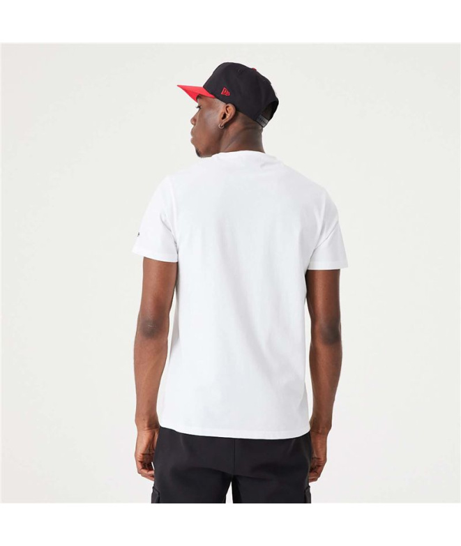 T-shirt blanc New Era NBA Chicago Bulls Homme