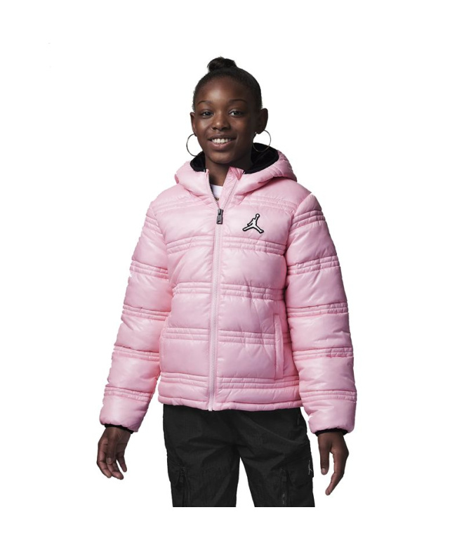 Casaco puffer Nike Jordan Core Mid Wt Menina rosa