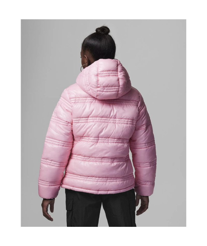 Chaqueta Nike Jordan Core Mid Wt Puffer Niña Rosa
