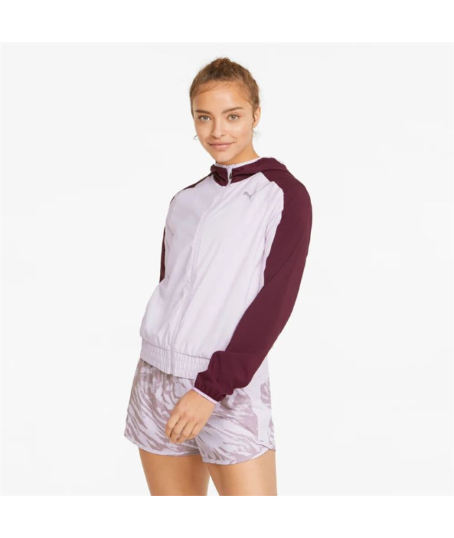 Veste running Puma Run 5K W rose