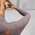 Calça Malhas Mulher Puma Studio Foundation 7/8 para fitness cor preta.