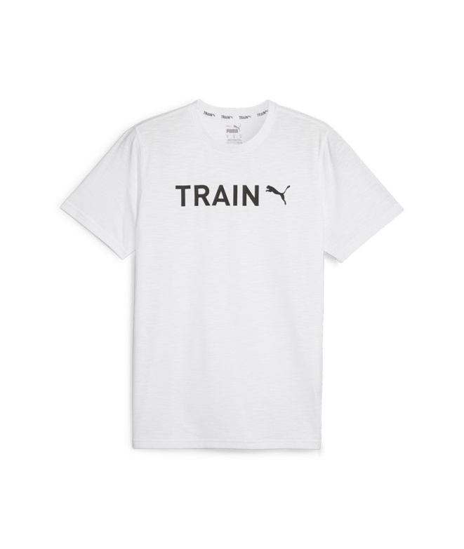 Camiseta de Fitness Puma Graphic Blanco Hombre