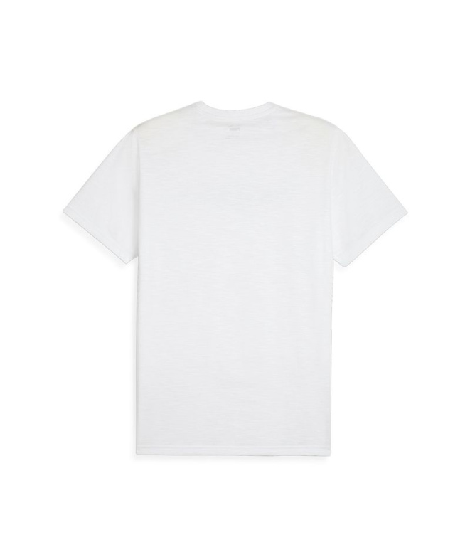 Camiseta Puma Graphic Fitness Branca Homem