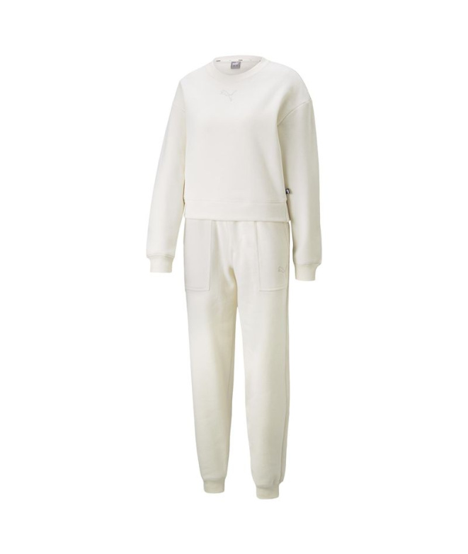Ensemble Survêtement Puma Loungewear blanc Femme