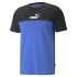 Camiseta Homem Puma Essentials Block X Tape, cor azul safira.