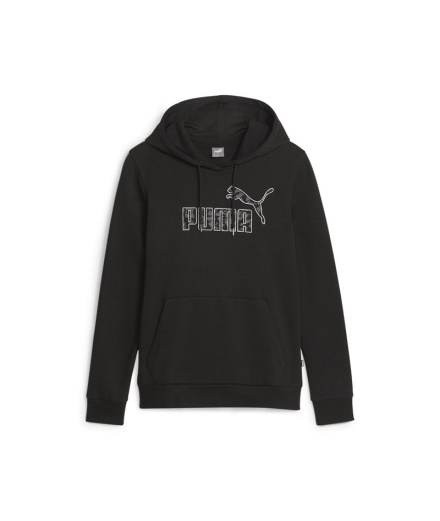 Moletom Puma Ess+ Animal Mulher Preto