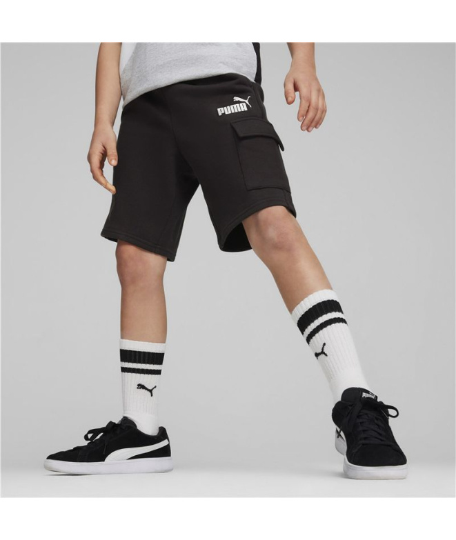 Pantalons cargo Puma ESS noir Enfant