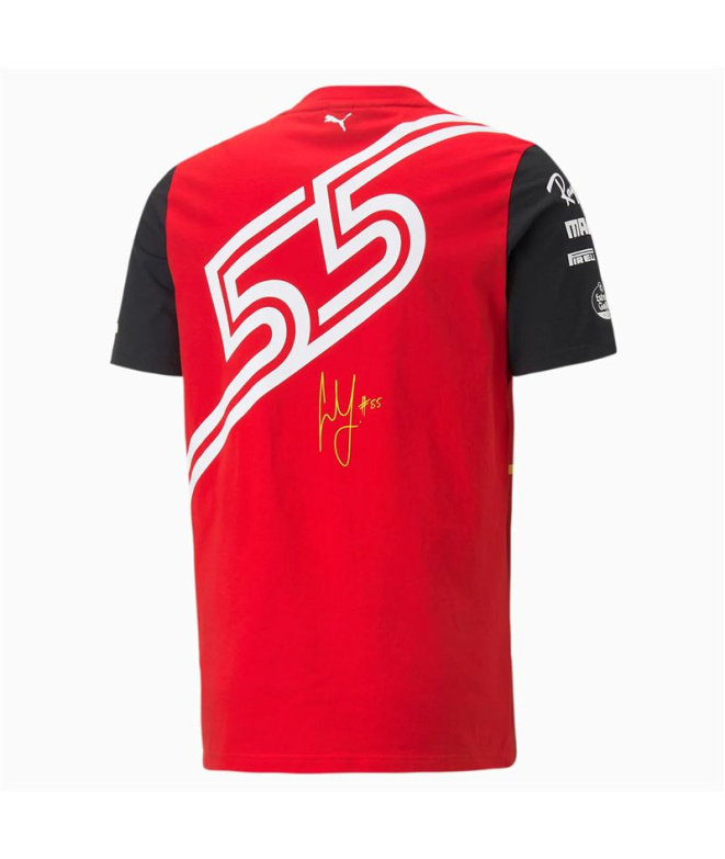 Camiseta Puma Scuderia Ferrari Sainz Réplica de...