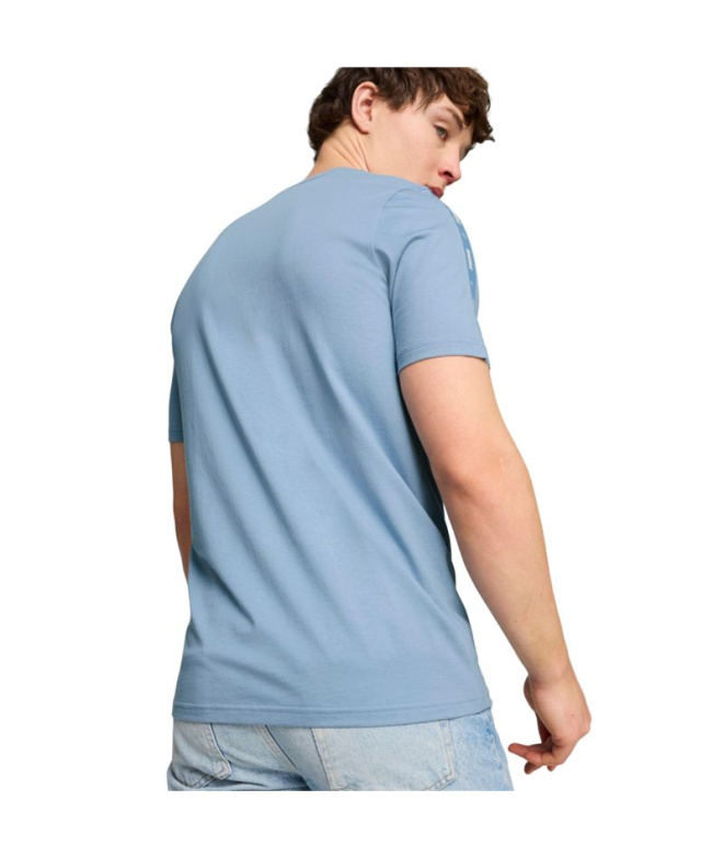Camiseta Homem Puma Essentials + Tape Azul