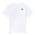 Camiseta The North Face Easy Girl branca e rosa