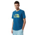 Camiseta The North Face Graphic, tamanho M, azul