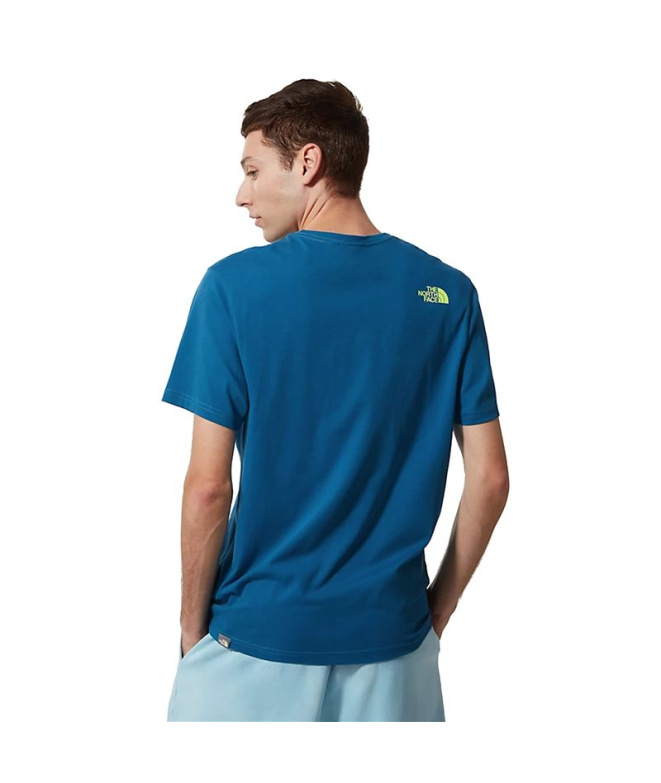 T-shirt graphique The North Face taille M, bleu