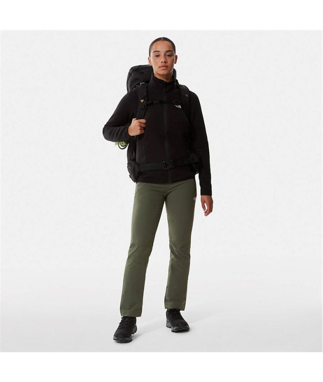 Casaco Mulher The North Face 100 Glacier FZ preta