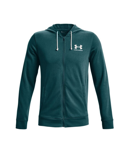 Chaqueta turquesa Under Armour Rival Terry Hombre