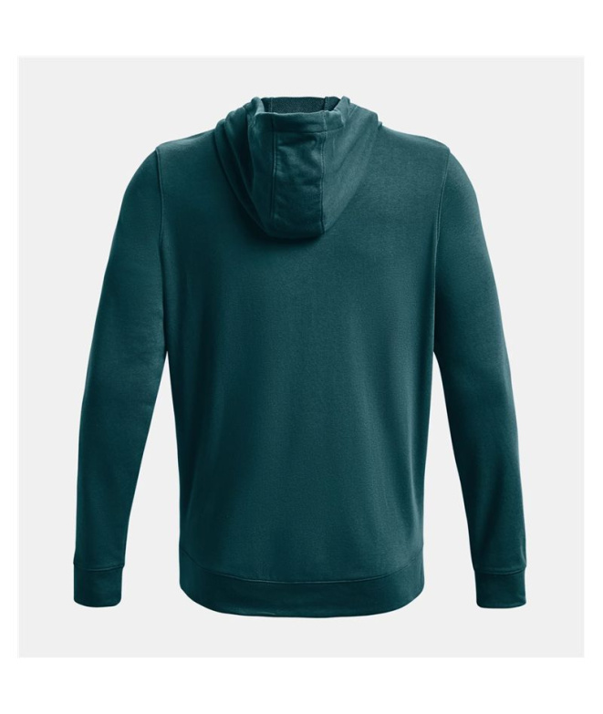 Veste turquoise Under Armour Rival Terry Homme