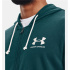 Casaco Homem Under Armour Rival Terry na cor turquesa